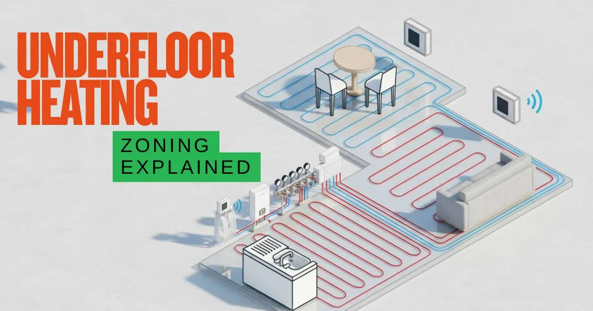 Underfloor Heating Zoning Explained - A Practical Guide - Comprehensive guide covering design & planning for underfloor heating systems
