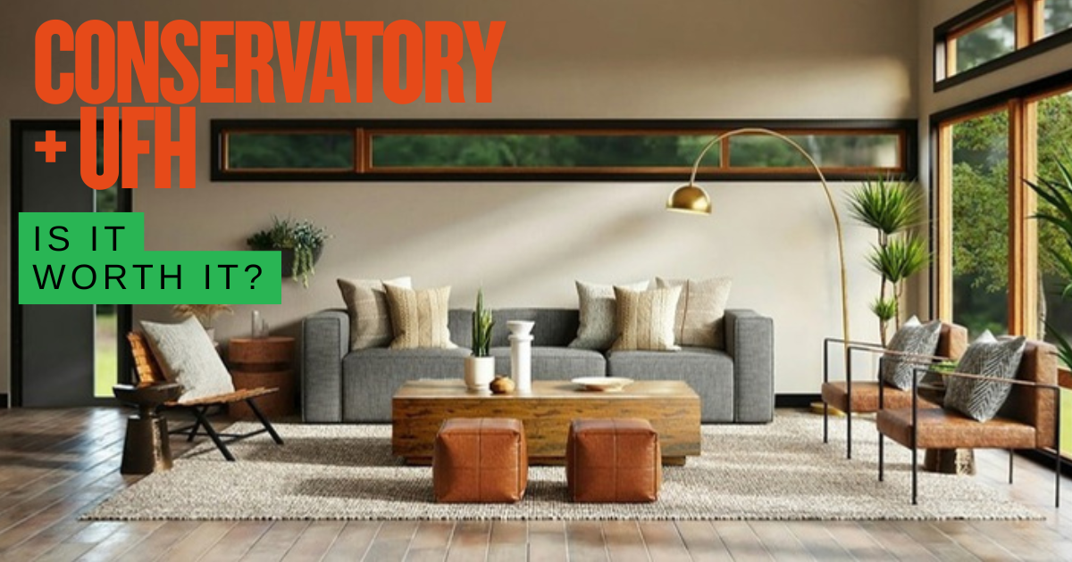 Is Underfloor Heating Worth It in a Conservatory? UK Costs, Systems & Heat-Loss Tips