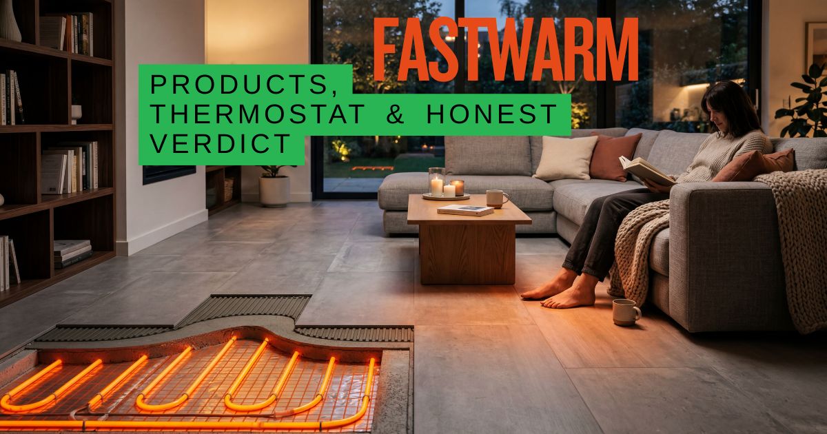 Fastwarm Underfloor Heating Review 2026: Products, Thermostat & Honest Verdict