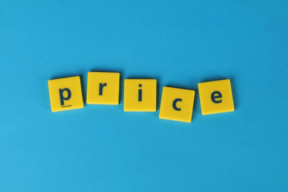 Price display representing changing UK electricity costs