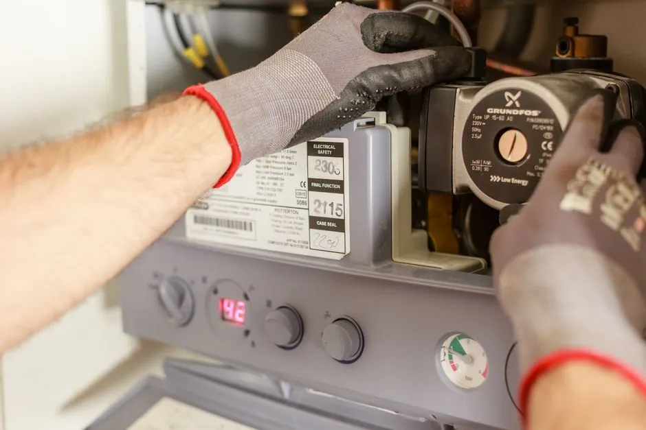 UK heating engineer responding to an underfloor heating fault