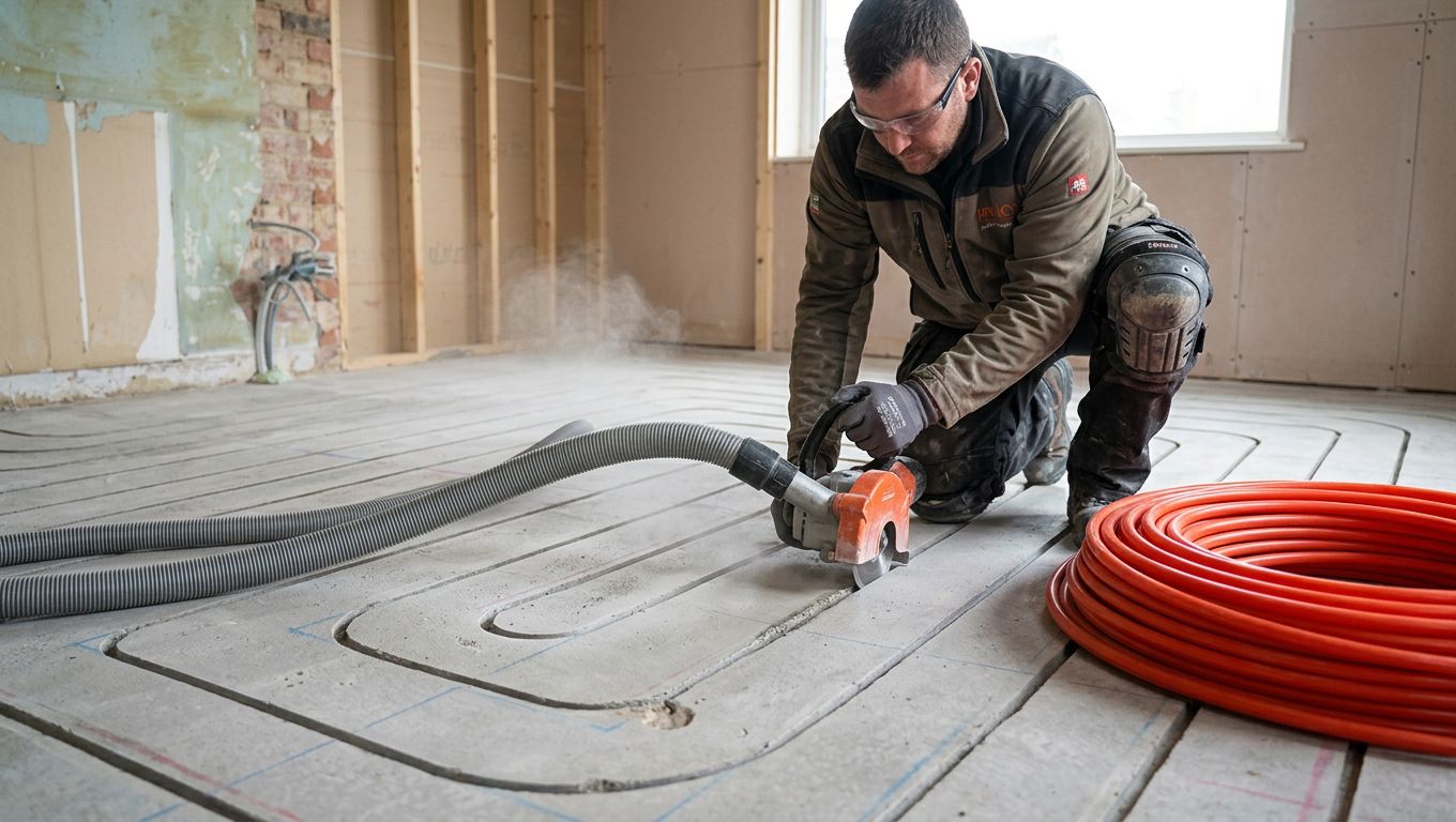 Underfloor Heating on an Existing Concrete Floor: UK Retrofit Guide 2026