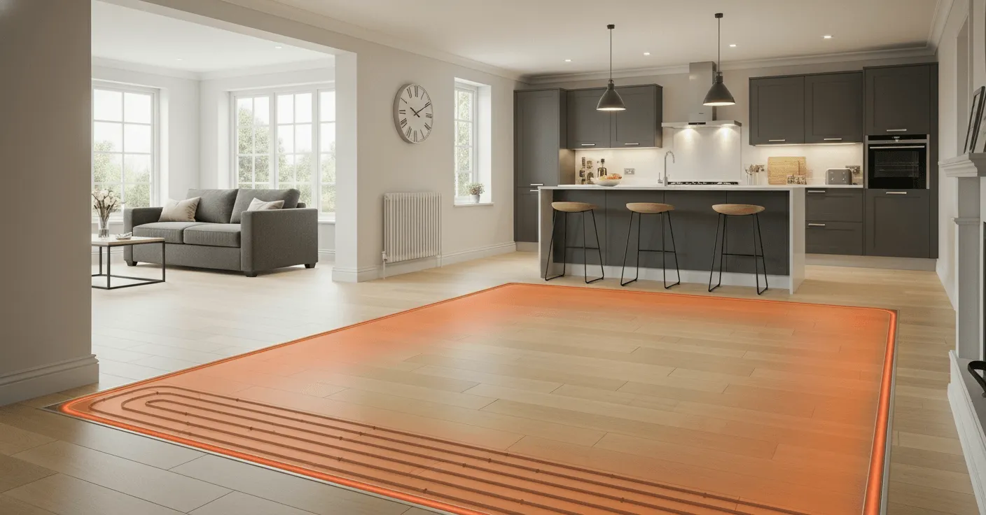ufh in the kitchen